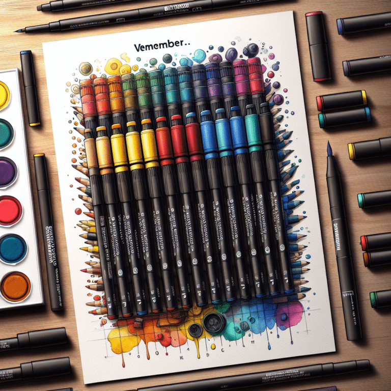 Watercolor Pens and Markers for Beginners