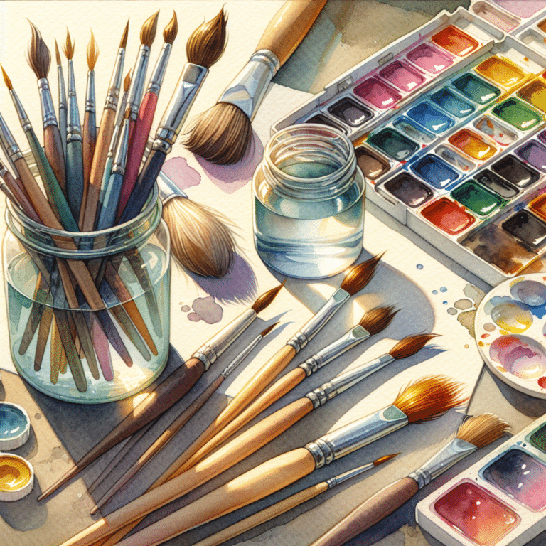 Watercolor Brush Care and Maintenance Tips