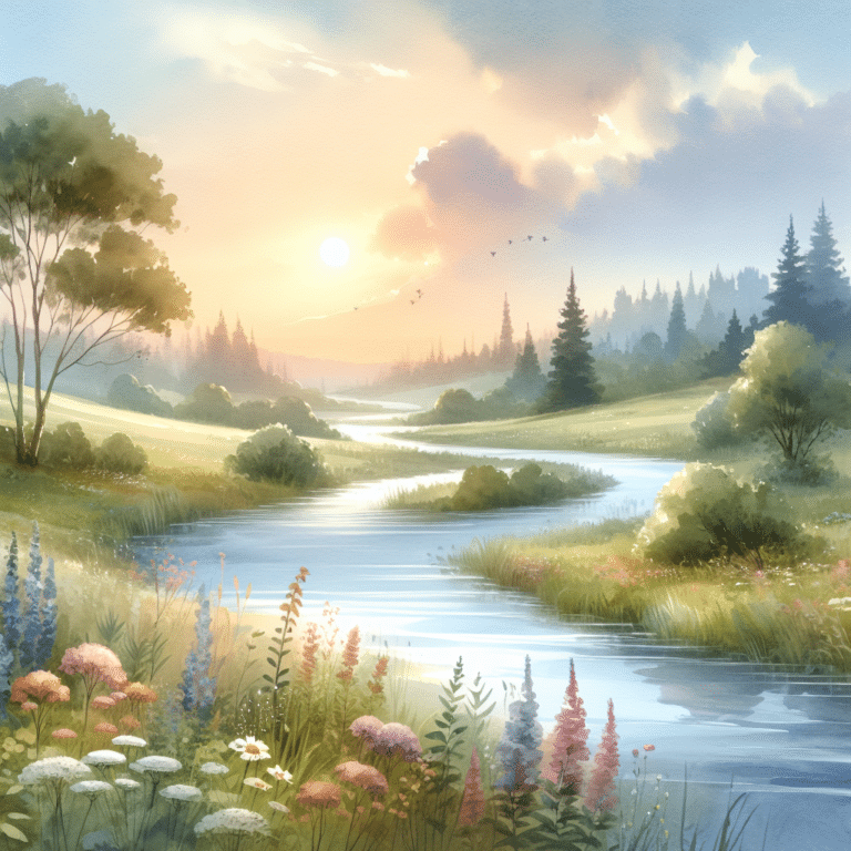 Relaxation Through Landscapes: Watercolor for Seniors