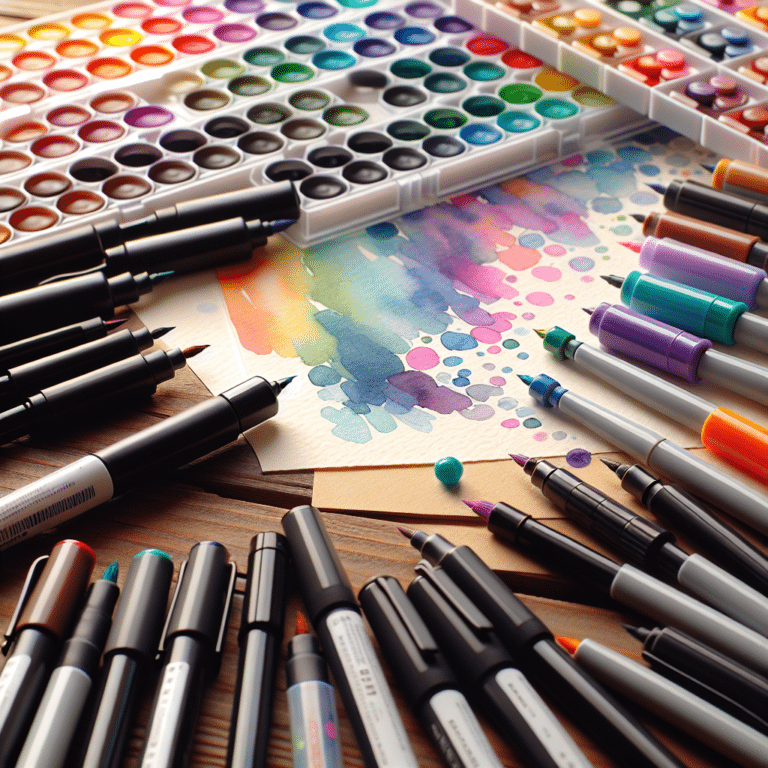 Watercolor Pens and Markers for Beginners