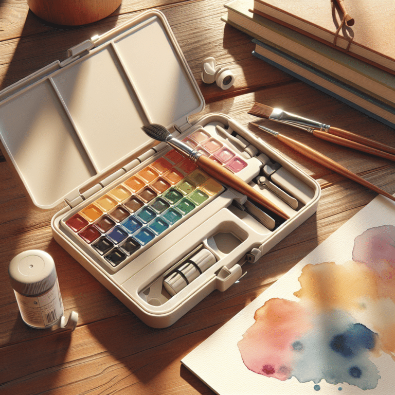 Portable Watercolor Sets for Seniors