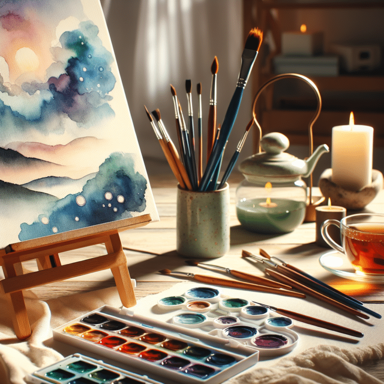 Watercolor Techniques: Therapeutic Steps for Stress Relief