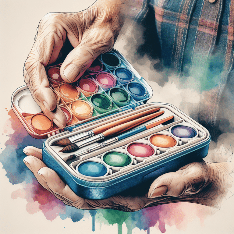 Portable Watercolor Sets for Seniors