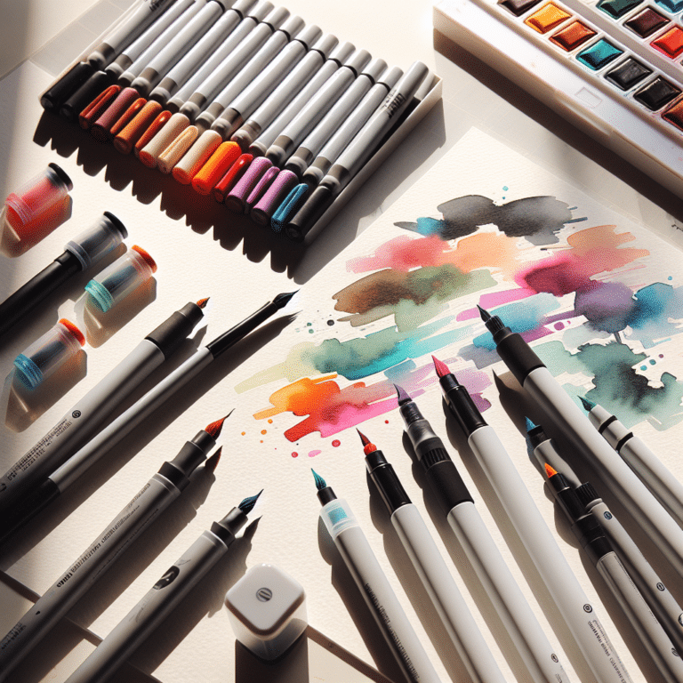 Watercolor Pens and Markers for Beginners