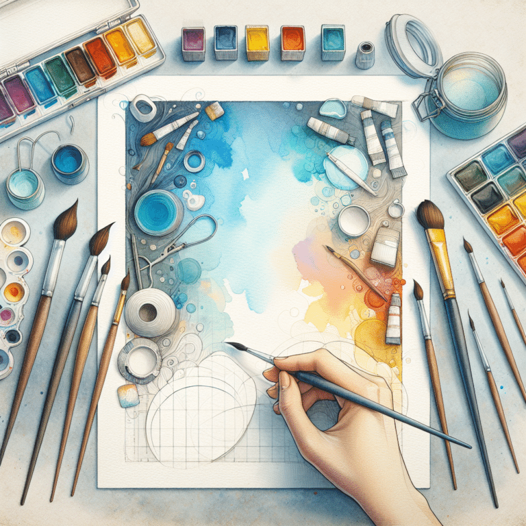 Simple Masking Techniques for Watercolor