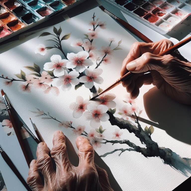 Blossom with Simple Watercolor Techniques: For Seniors