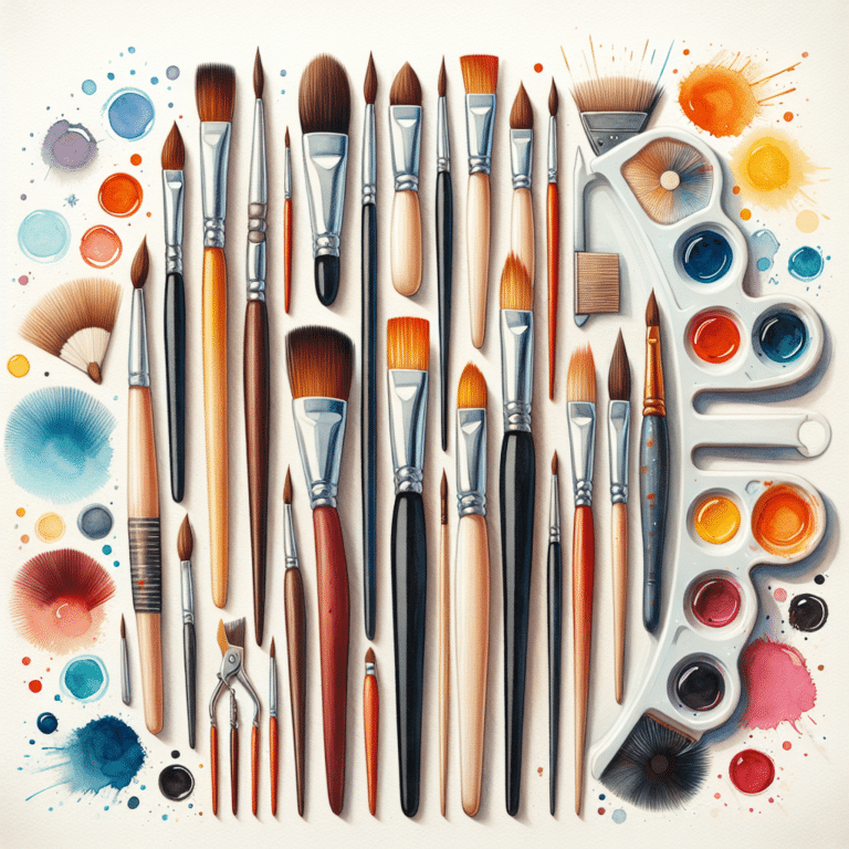 Recommended Brushes for Watercolor Beginners