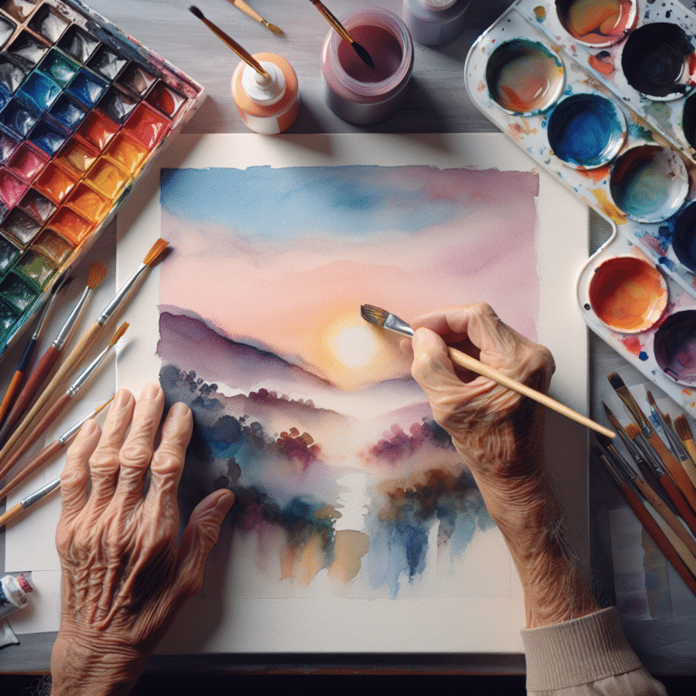 Watercolor Color Mixing Tips for Seniors