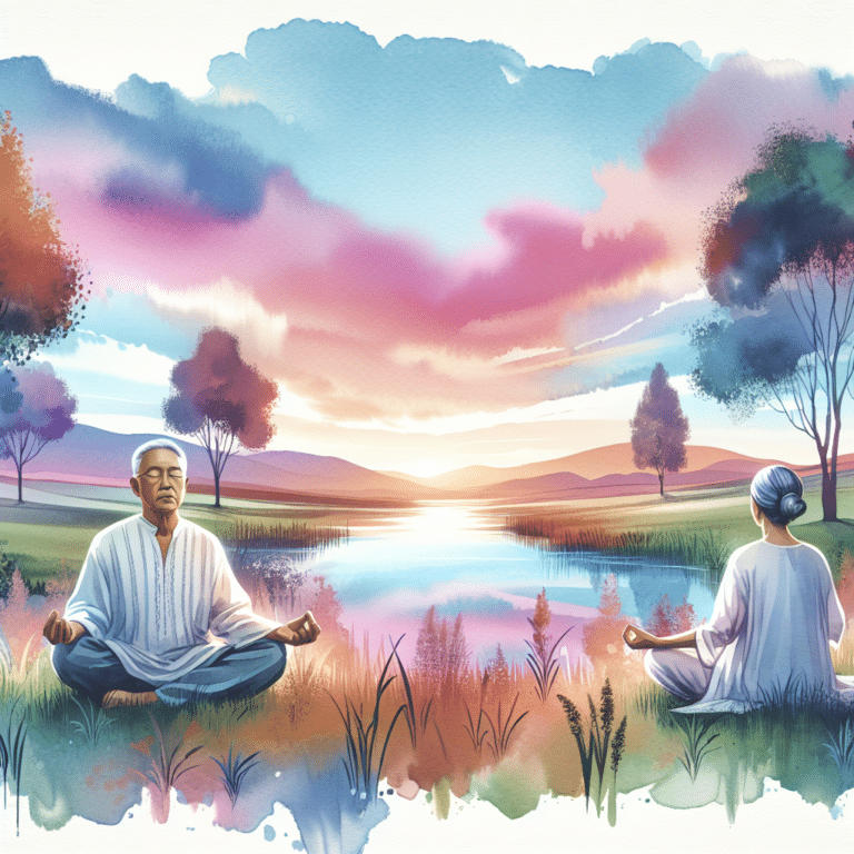 Guided Meditations: Watercolor for Seniors