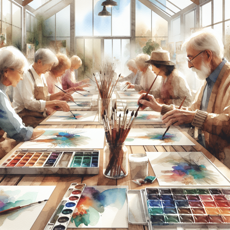 Seasonal Inspiration: Watercolor Tutorials for Seniors