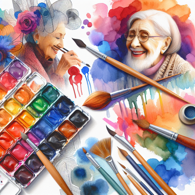 Fun Watercolor Projects for Senior Artists