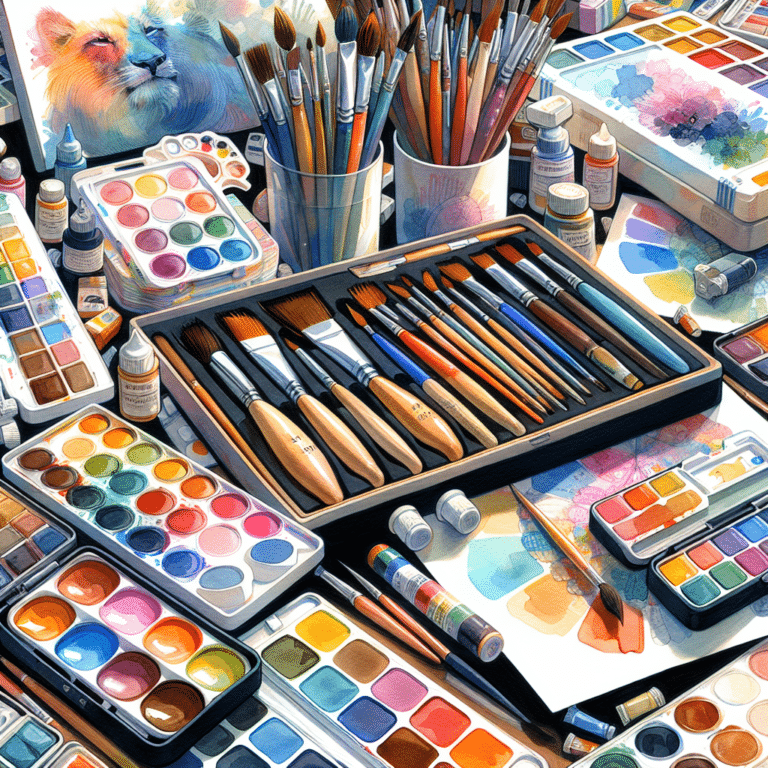 Affordable Watercolor Kits for Seniors