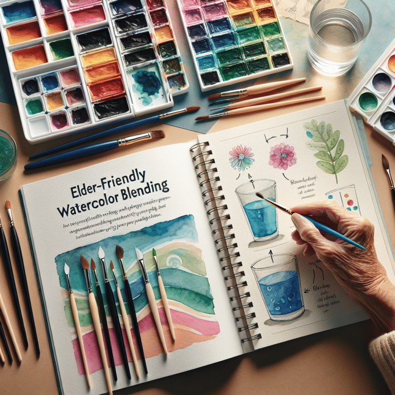 Senior-Friendly Watercolor Blending Guide