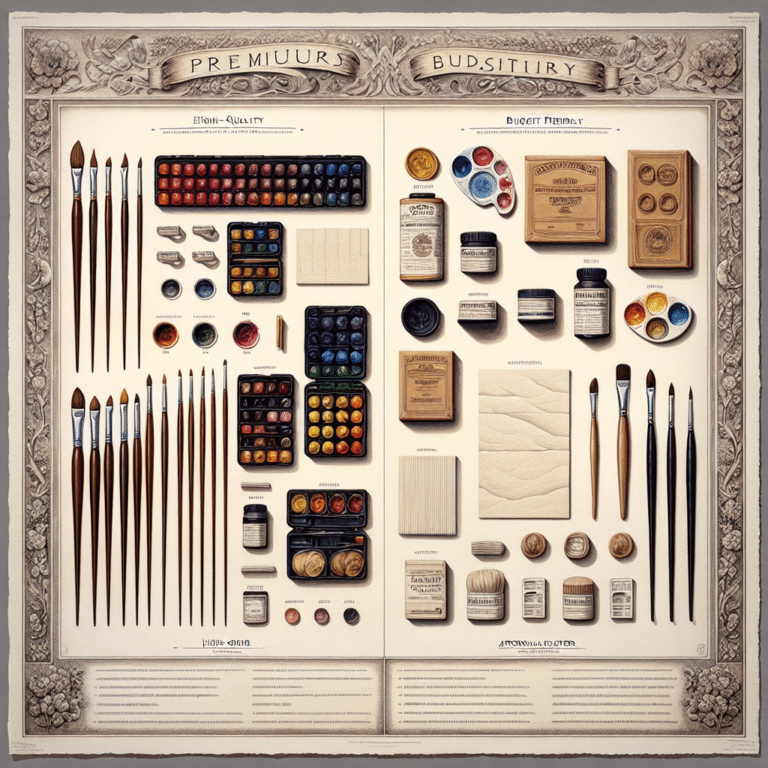 Quality vs Budget Watercolor Supplies Guide