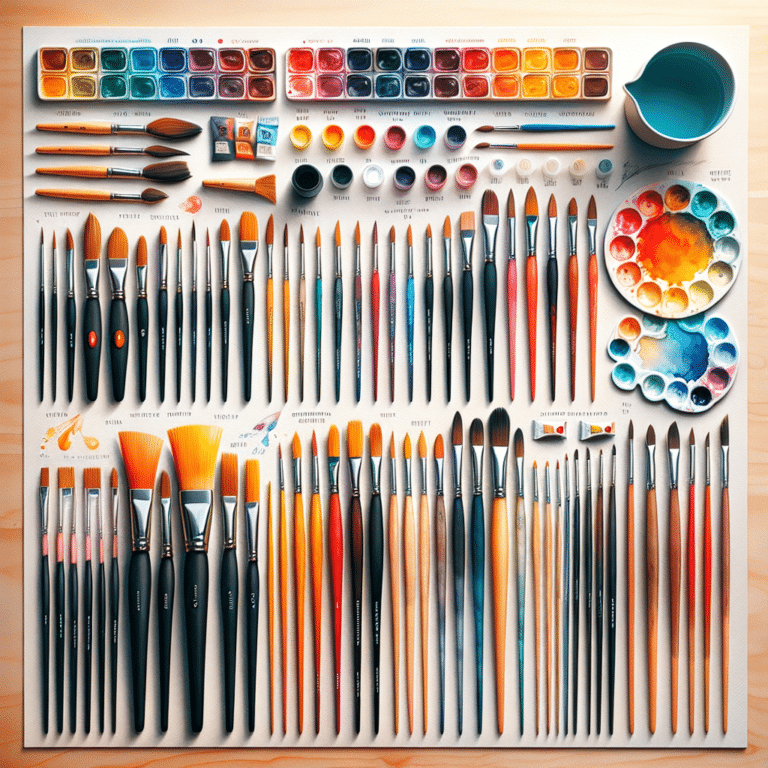 Recommended Brushes for Watercolor Painting Beginners