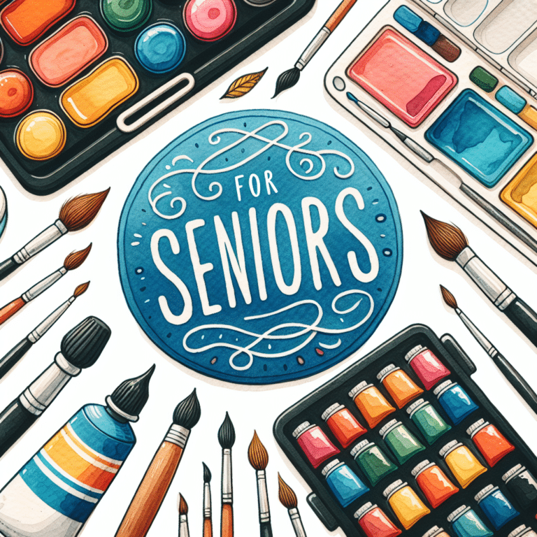 Portable Watercolor Sets for Seniors