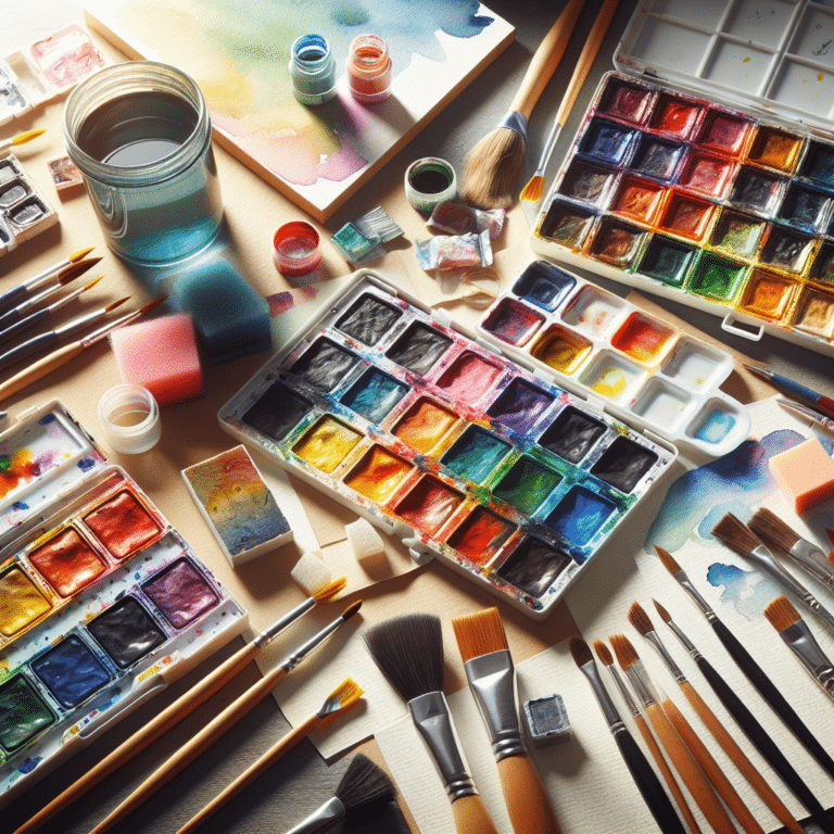 Watercolor Painting Materials Checklist
