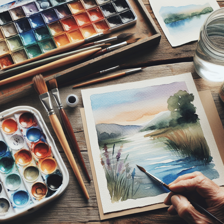 Exploring Art: Beginner Watercolor Lessons for Older Adults