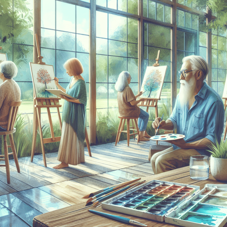 Relaxing with Watercolors: A Senior's Guide