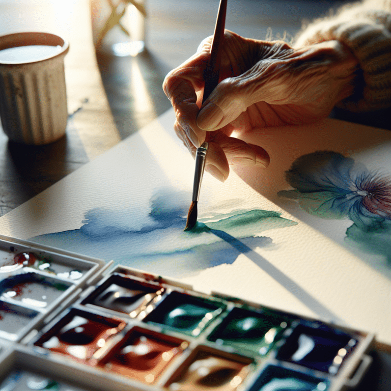 The Art of Watercolor Blending for Seniors