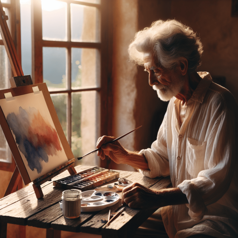 Mastering Watercolor Blending as a Senior