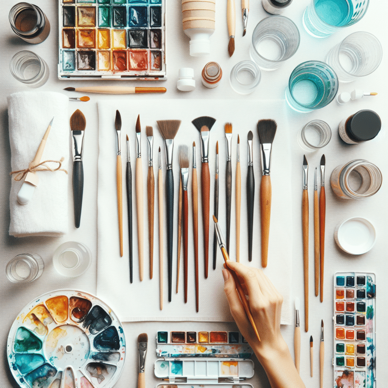 Brush Care and Maintenance Tips for Watercolor Artists