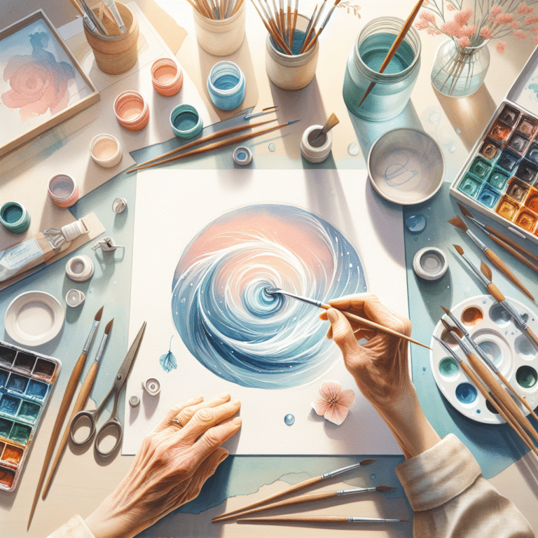 The Art of Watercolor Blending for Seniors