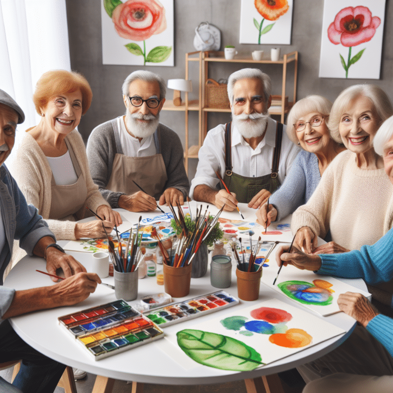 Cognitive Benefits for Seniors Through Watercolor Painting