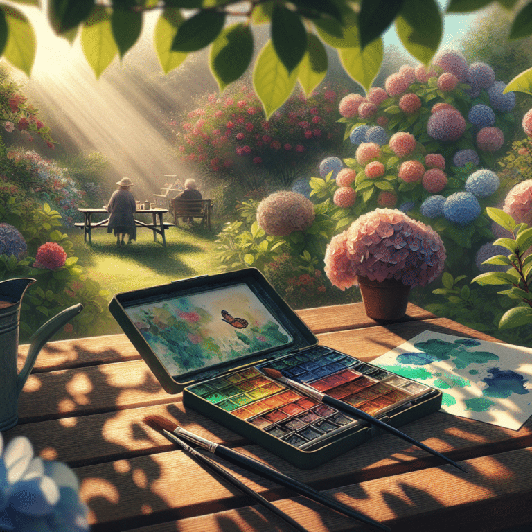 Portable Watercolor Sets for Seniors