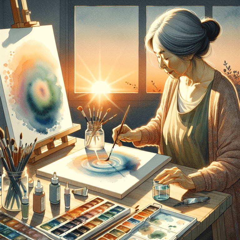 Guide to Watercolor Gradients and Washes for Seniors