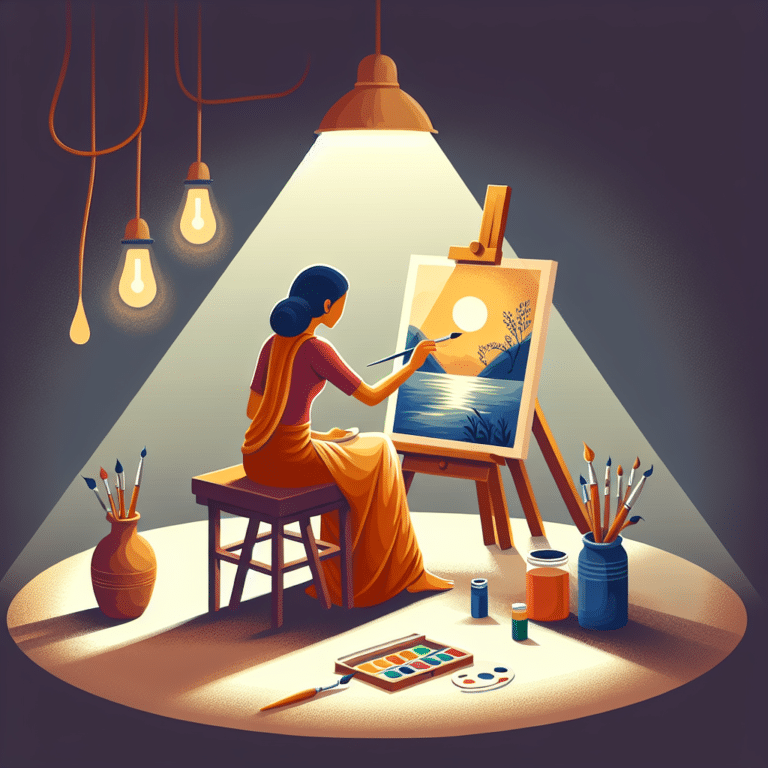 Painting to Improve Focus and Relaxation