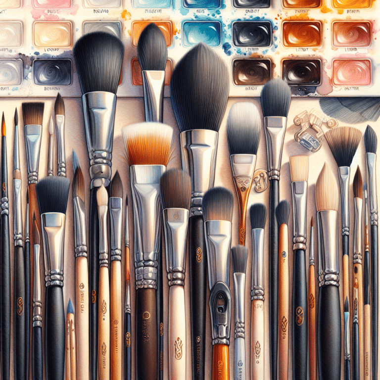 Recommended Brushes for Watercolor Painting Beginners