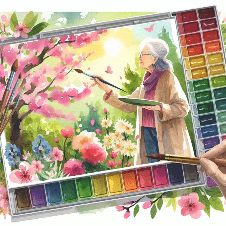 Watercolor Tutorials: Seniors Step into Spring