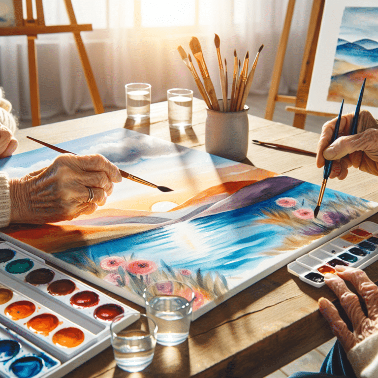 Picking up the Paintbrush: Watercolor Tutorials for Seniors
