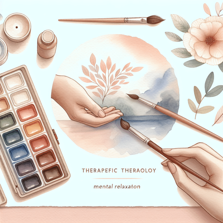 Therapeutic Watercolor Techniques for Mental Relaxation