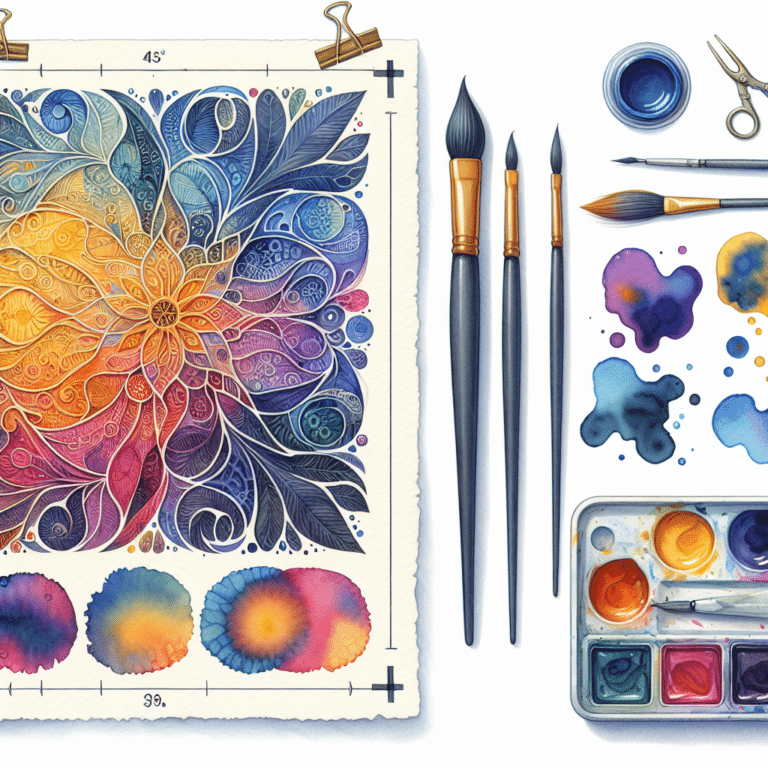 Mastering Masking Techniques in Watercolor