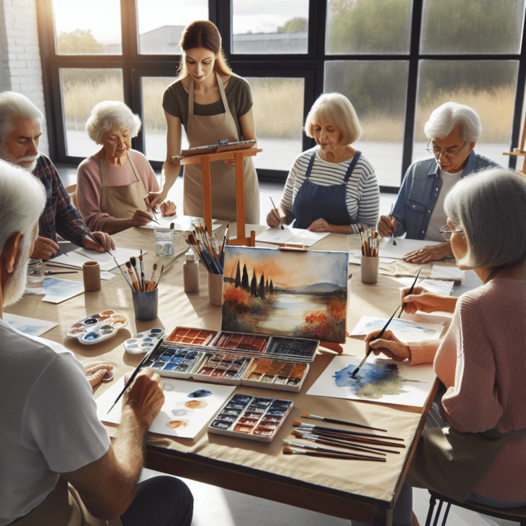 Easy Watercolor Lessons for Seniors