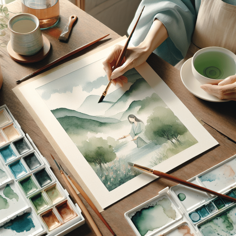 Stress Relief Through Watercolor Painting