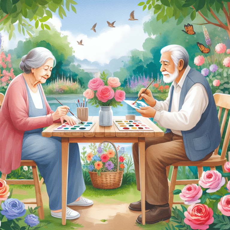 Watercolor Painting for Emotional Wellness in Elderly